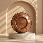 Handmade Hammered Copper Lotus Planter
